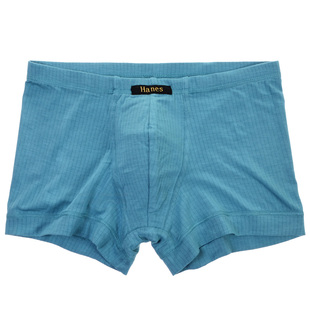 hanes恒适 内衣莫代尔平角内裤男青年中腰四角裤头裤衩BUM605正品
