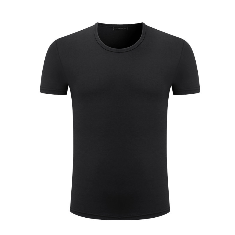 餐饮服务员工作服圆领T恤定制印绣diy快餐火锅店班服团体制服logo