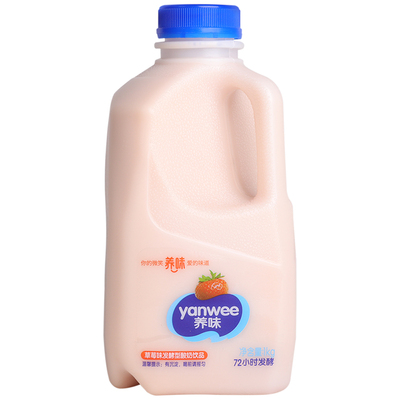 养味发酵酸奶饮品1kg草莓百香果