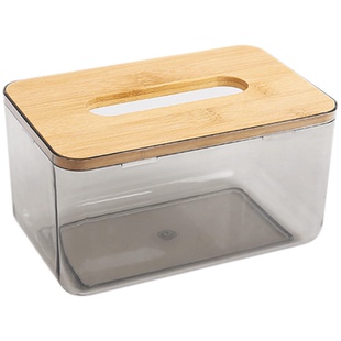 北欧创意纸巾盒家用客厅抽纸盒餐巾纸收纳盒ins风透明高档轻奢