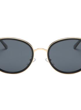 韩版街拍圆形原宿风网红偏光墨镜