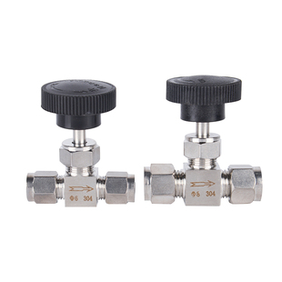 304不锈钢内螺纹针型阀 不锈钢仿美针型阀 内丝流量调节针型阀