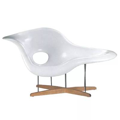 北欧设计师玻璃钢创意贵妃躺椅