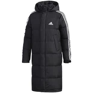 Adidas阿迪达斯22冬新款男女长款羽绒服过膝保暖运动外套潮HN2099
