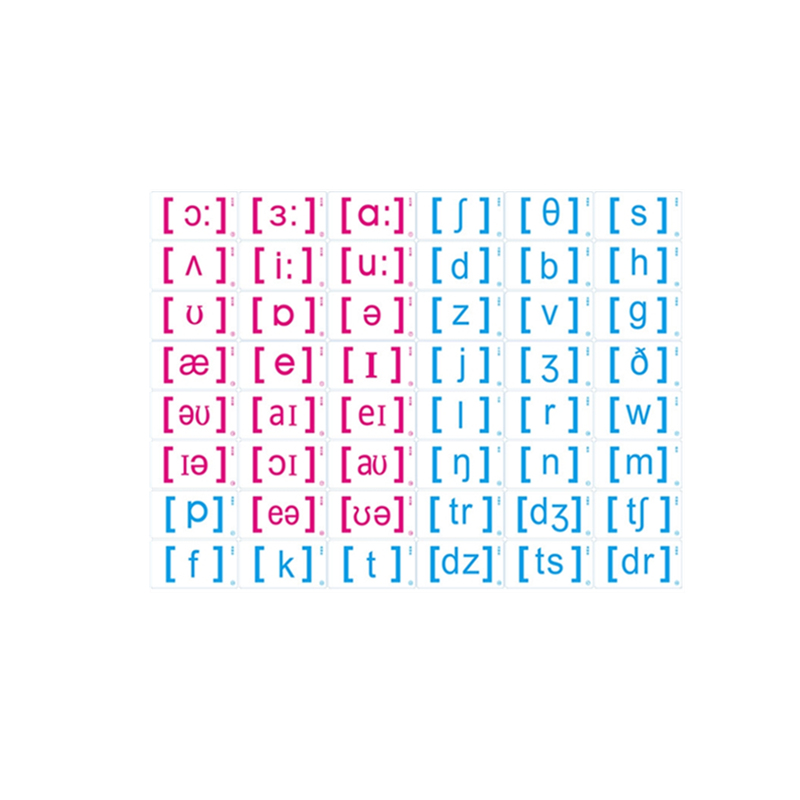 48个国际音标卡片磁性贴黑板磁力贴教师教具小学生幼儿园英语入门单词自然拼读初中生零基础外语拼音字母学习