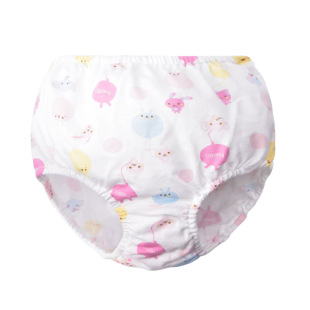 宝宝内裤面包裤a类纯棉不夹屁屁男童女童男孩女孩全棉三角短裤头