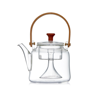 手工耐高温加厚玻璃提梁壶蒸汽壶普洱黑茶蒸茶器日式功夫茶具新品