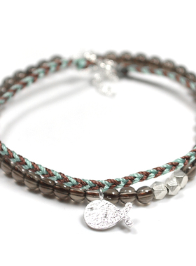 THISNESS纯银小鱼手链