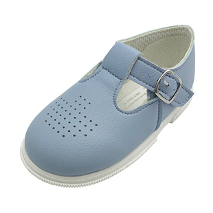 Early Days手工硬底男女童宝宝防滑搭扣乔治王子经典款学步鞋