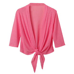 配吊带裙的小披肩外搭开衫夏季百搭女大码薄短款外套防晒衣针织衫