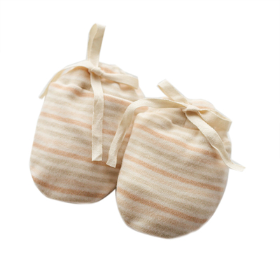 初生婴儿防抓手套秋冬防抓脸纯棉