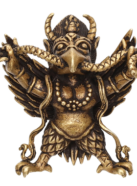 黄铜大鹏鸟尼泊尔吉祥物降魔杵