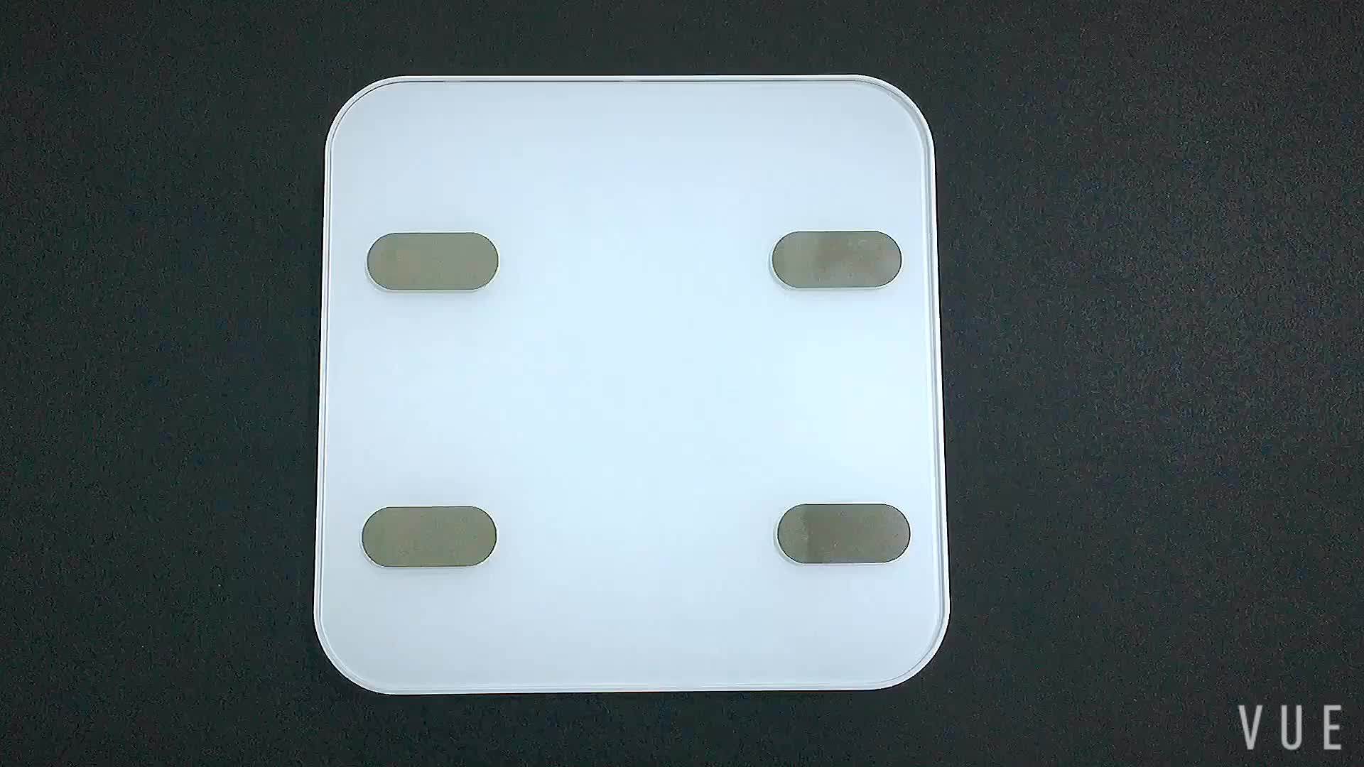 Alta Qualidade Multi Funcional 180Kg Pesando Balan&ccedil;a Digital de Gordura Corporal de P&aacute;ssaro Branco