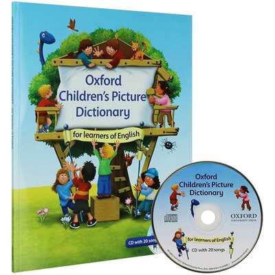 牛津儿童英语图解词典 英文原版 Oxford Children's Picture Dictionary 儿童图解字典辞典 进口分类记单词词汇看图识字教材