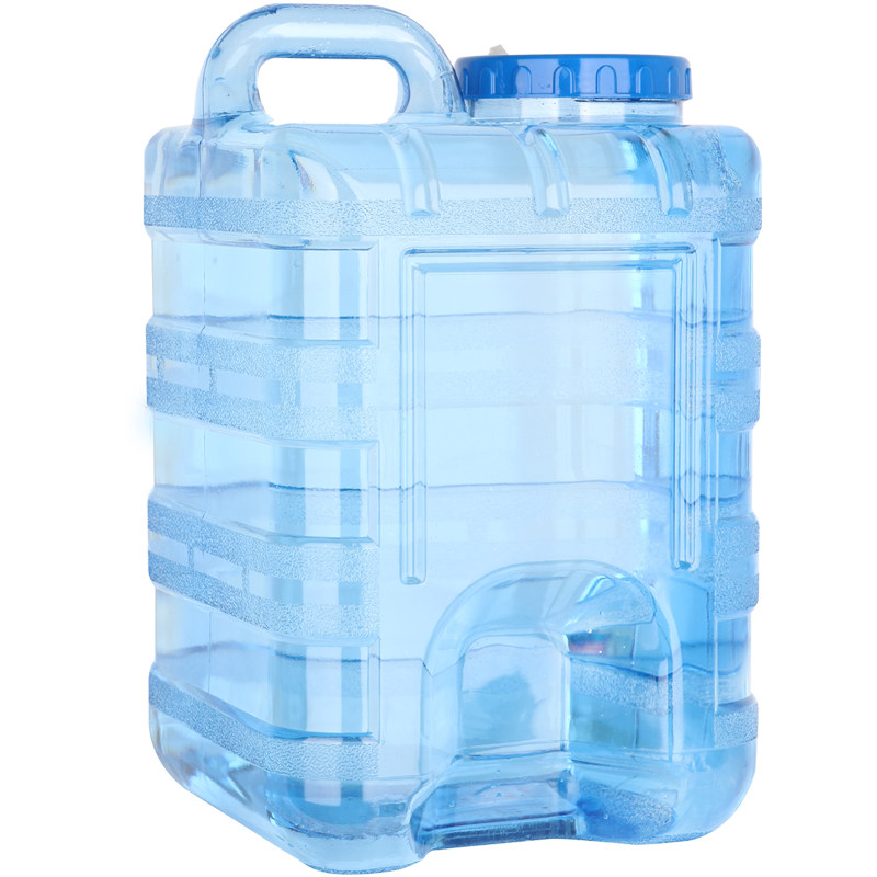 饮水机纯净水桶家用装水浮球储水桶 7.5升茶几台户外手提装水桶小