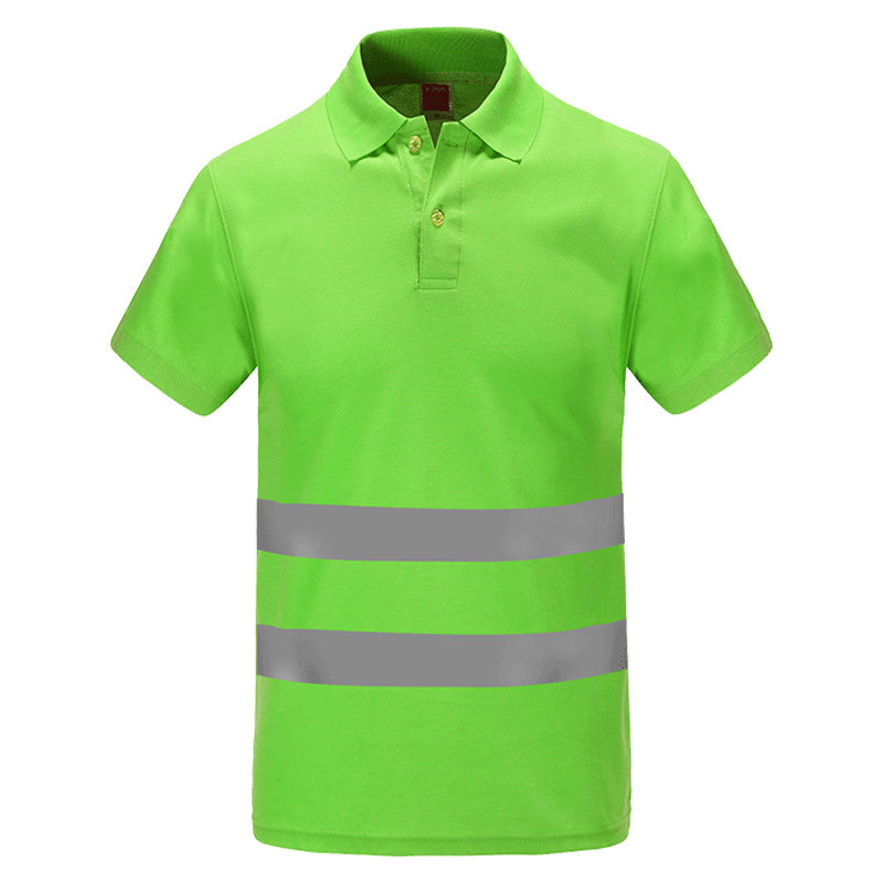 光速polo施工安全衣服短袖骑行