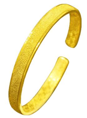 创缘镀黄金手镯女生细新娘婚庆小