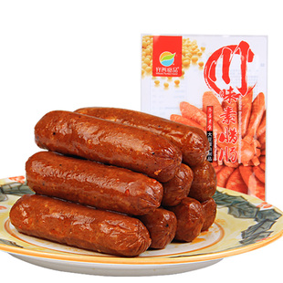 齐善素食常温品川味素腊肠素肉佛家仿荤斋菜蛋白肠素肠素零食