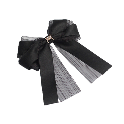 蕾丝双层唯美女士发夹大蝴蝶结