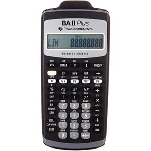 Texas Instruments/德州仪器ba ii plus财会银行理财金融计算器TI-BAII PRO/CMA/FRM/CFA一级二级考试计算机