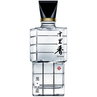 十里香 新黑盒浓香型52度粮食白酒礼盒装100ml*2瓶品尝装