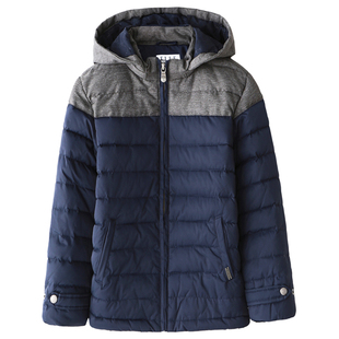 正品ELLE童装kids男童羽绒服儿童棉服男孩外套冬装中大童保暖上衣