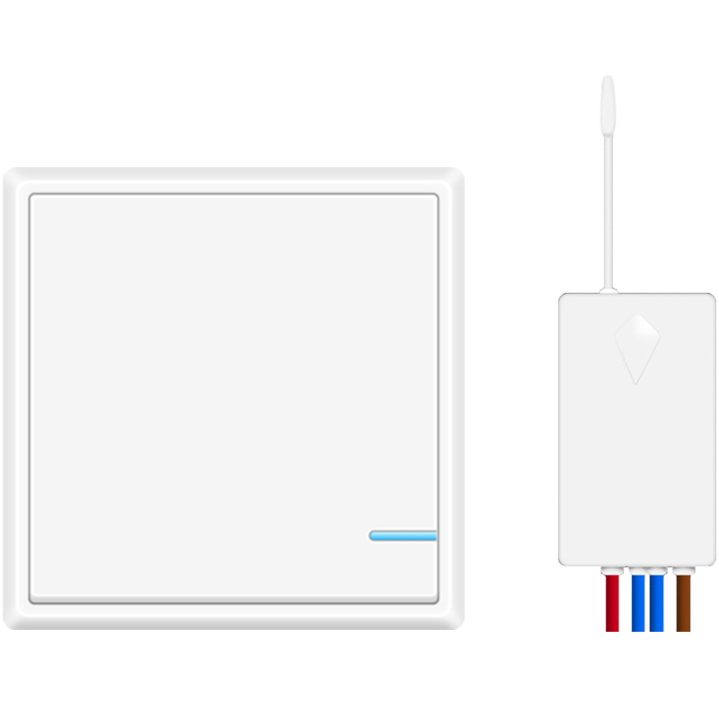 无线遥控开关面板免布线220v智能控制电源电灯家用远程双控随意贴