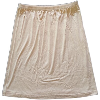 半身牛奶丝防静电夏季女士中长裙