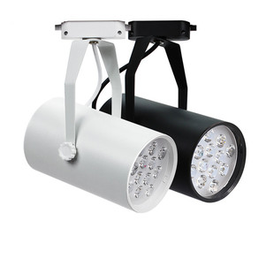 LED轨道射灯服装店铺射灯明装轨道射灯12瓦18瓦白光暖光4000K