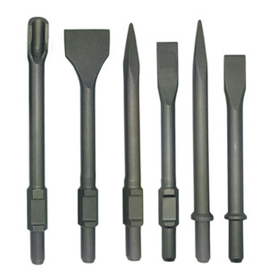 65a大电镐钻头风镐钎尖扁加宽加长凿子半圆U型水泥桃心铲方形扁铲