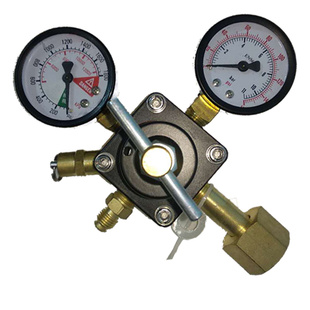 可乐机配件气压表高压表百二氧化碳气瓶压力表减压阀门事圆口平头