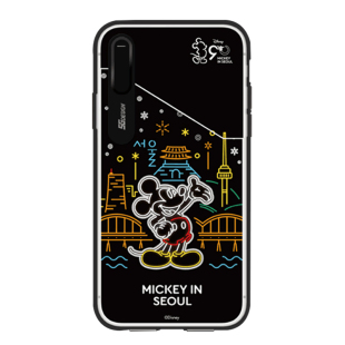 迪士尼米奇iPhone xs max手机壳来电闪xsmax苹果X镭射闪粉女X