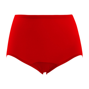 加肥加大码内裤女士胖mm200斤全纯棉中老年人高腰红色本命年妈妈