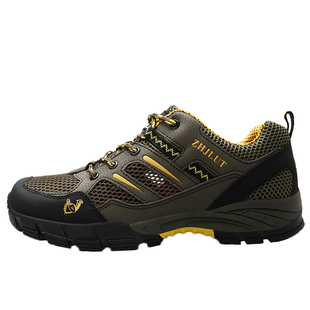 春防滑透气男士下地干活鞋耐穿工地结实夏季中年爸爸耐磨女蹬山鞋