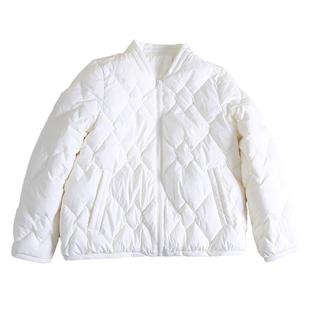 轻薄棒球羽绒服女短款2022年新款爆款薄款白鸭绒时尚显瘦轻便外套