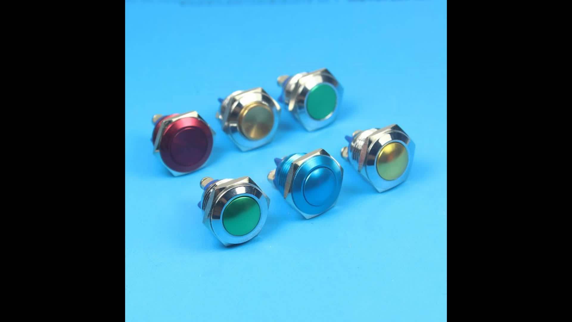 Interruttore A Pulsante Interruttore A Pulsante In Metallo - Foto 11