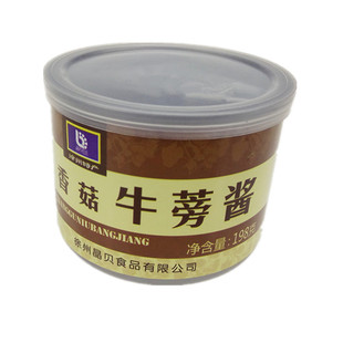 198克马口铁牛蒡酱组合(三罐)徐州晶贝食品豆豉、香菇两种口味