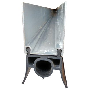 工业垂直提滑升透视车库翻板门底部铝合金密封气囊皮条压条米热卖