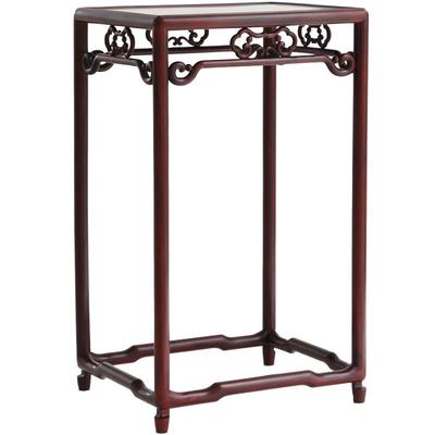 明式花架黑檀木盆景架