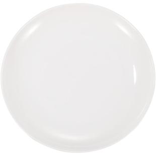 密胺圆形盘子商用仿瓷餐具白色塑料平盘浅盘自助圆盘餐盘菜盘骨碟