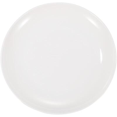 密胺白色酒店餐厅塑料商用大圆盘