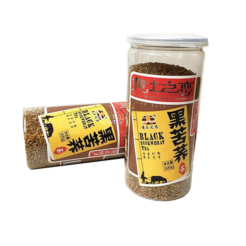陕北特产1桶限区包邮黑苦荞茶