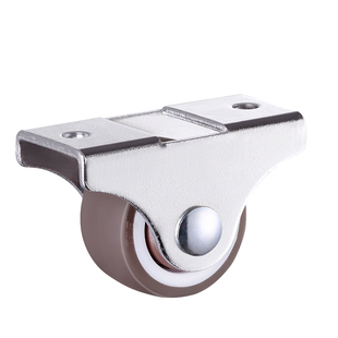 静音小万向轮直线轮抽屉定向轮迷你茶几滚轮柜子轮子滑轮 1寸脚轮