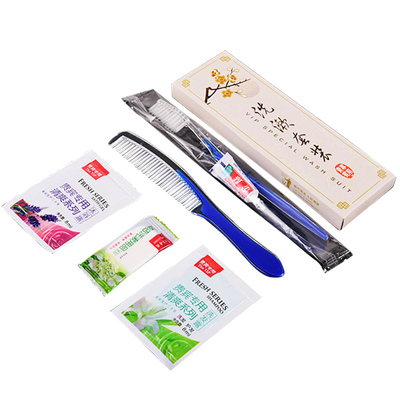 酒店用品六合一牙具一次性牙刷