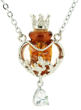 香薰容器朱砂迷你琉璃精油瓶吊坠