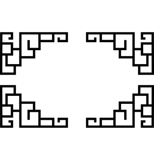中式复古玻璃门贴纸古典对角贴阳台窗花装饰中国风店铺墙贴画自粘