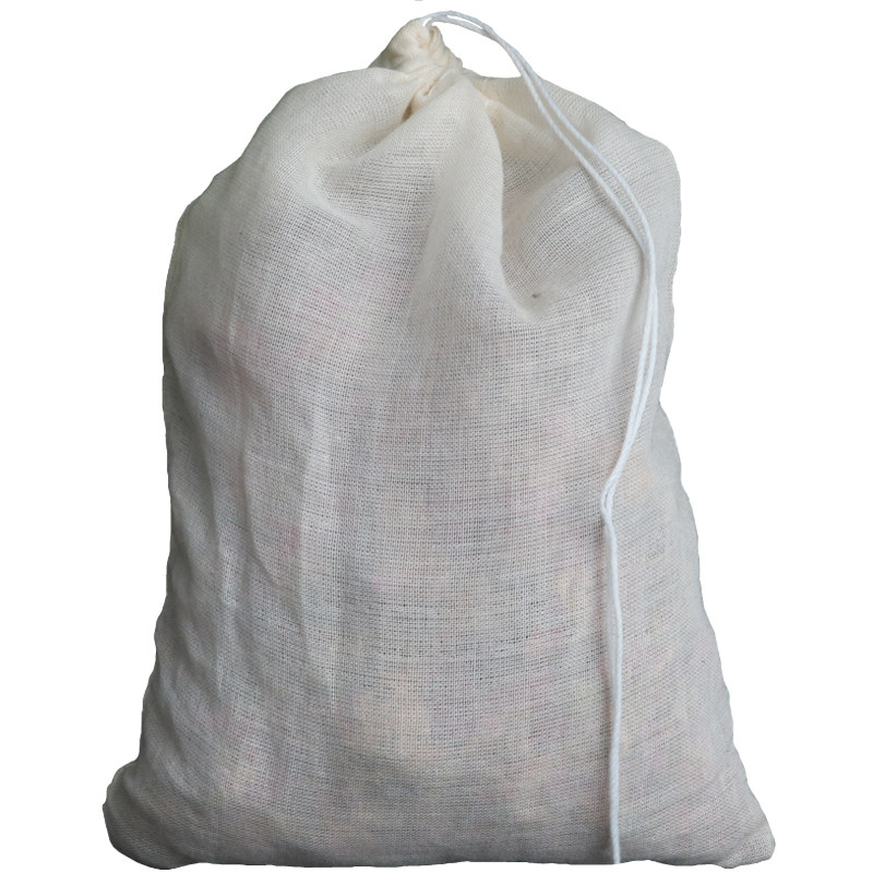10个15*20cm纯棉纱布袋过滤袋中药煎药袋泡茶卤料煲汤袋隔渣袋