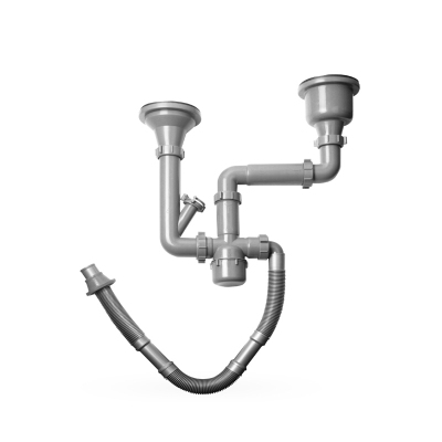 欧琳水槽pp加粗防臭50排污管