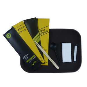 一次性筷子四合一筷子套装 快餐厅商用竹筷外卖打包餐具批 发定制