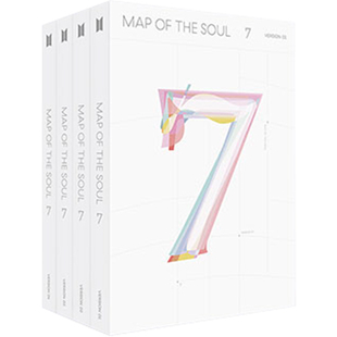 现货正版 防弹少年团新专辑 MAP OF THE SOUL 7 CD+小卡 贴纸
